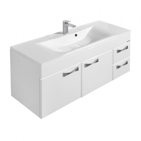 Тумба с раковиной Aquaton Диор 120 белый