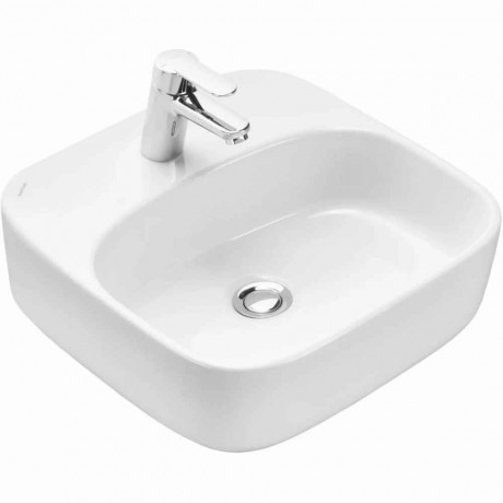 Тумба с раковиной и столешницей Aquaton Либерти 75/Одри Soft 42, 2 ящика,белая столешница, дуб эльвезия