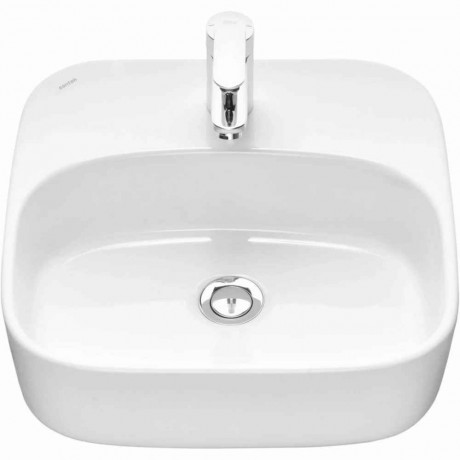 Тумба с раковиной и столешницей Aquaton Либерти 75/Одри Soft 42, 2 ящика,белая столешница, дуб эльвезия